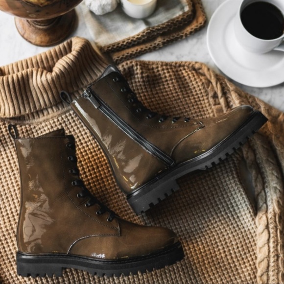 THURSDAY BOOT COMPANY🍂Olive soft Combat Boot 7.5 - Picture 5 of 14